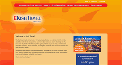 Desktop Screenshot of kishtravel.com